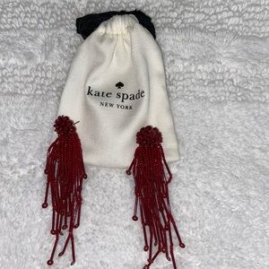 Kate spade New York red earrings